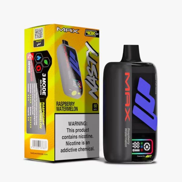 Nasty Max 40k - Raspberry Watermelon 5%