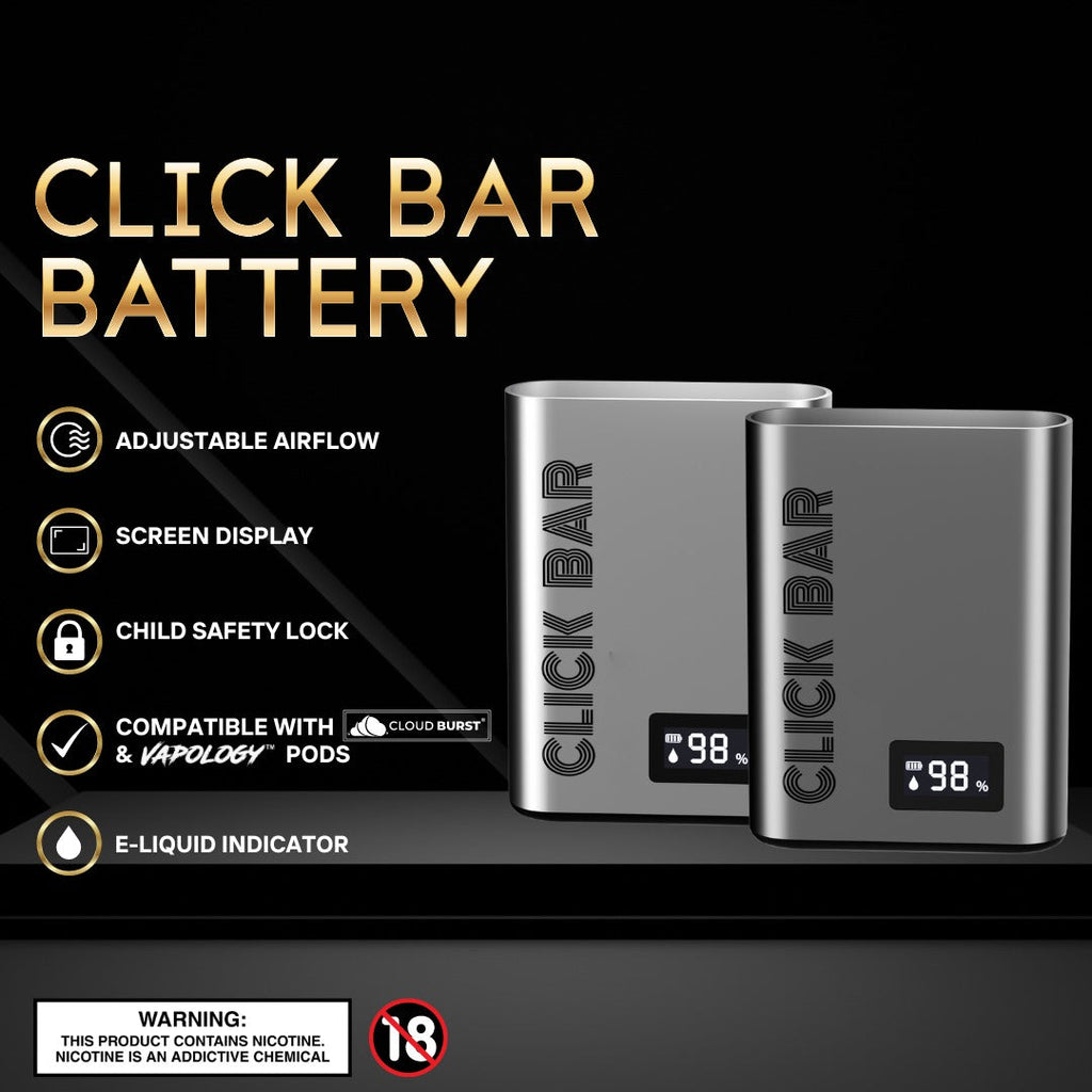Cloud Burst- Fresh Mint 7000+ Free Click Bar Battery