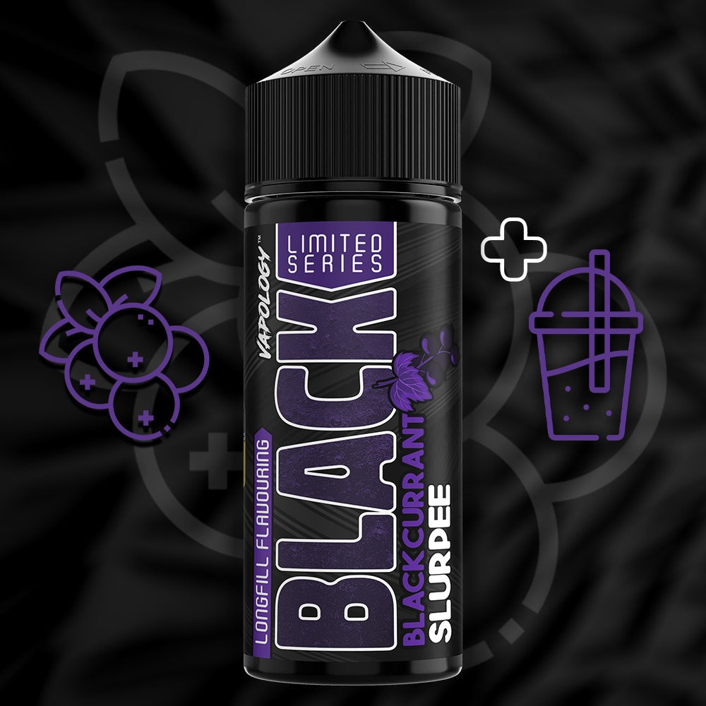 Vapology Flavour Shot- Blackcurrant Slurpee 120ml Long Fill