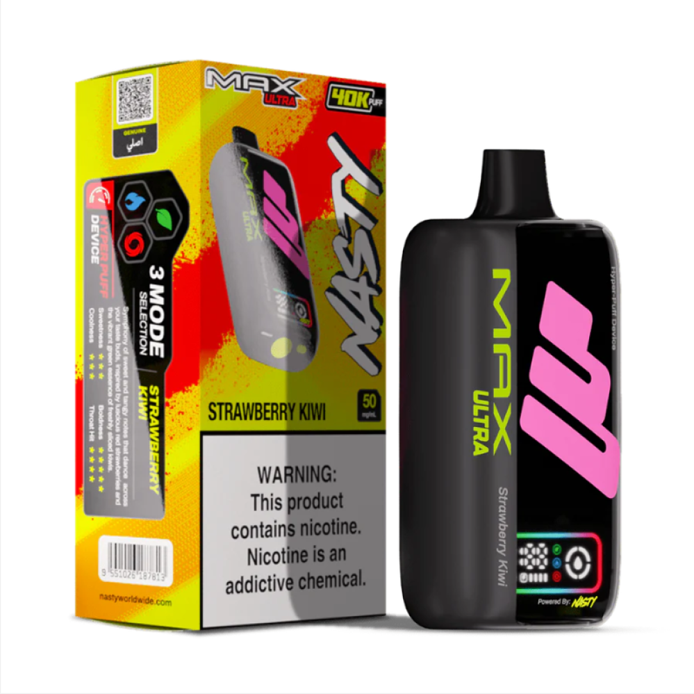 Nasty Max 40k - Strawberry Kiwi 5%