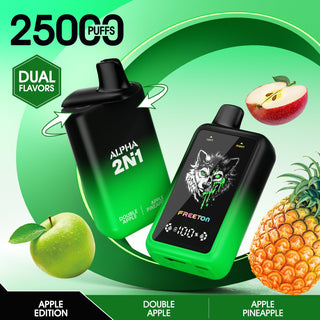 Freeton X Vapology Alpha 2in1 25k - Double Apple + Apple Pineapple