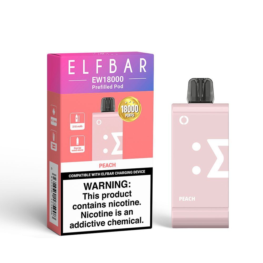 Elf Bar EW18000 Pod Only - Peach 5%
