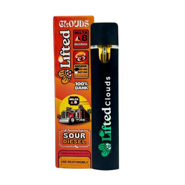Lifted - Delta 8 Premium - Sour Diesel 1ml 855mg