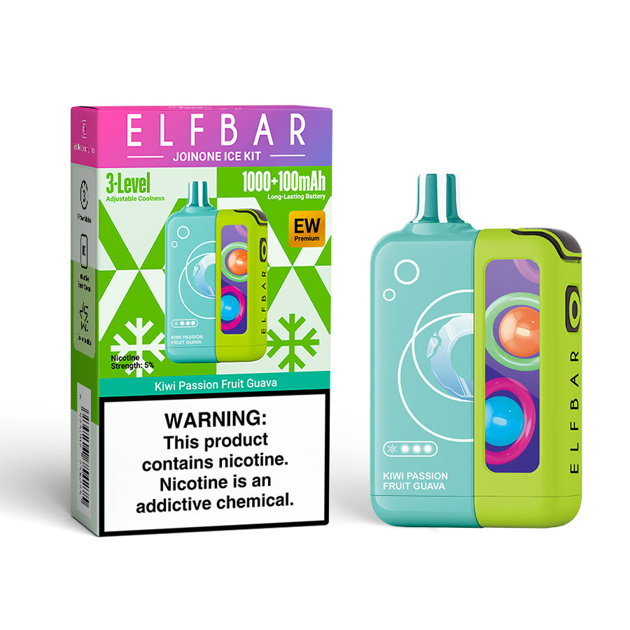 Elf Bar EW16000 Premium Blue Razz Ice kit -  5%