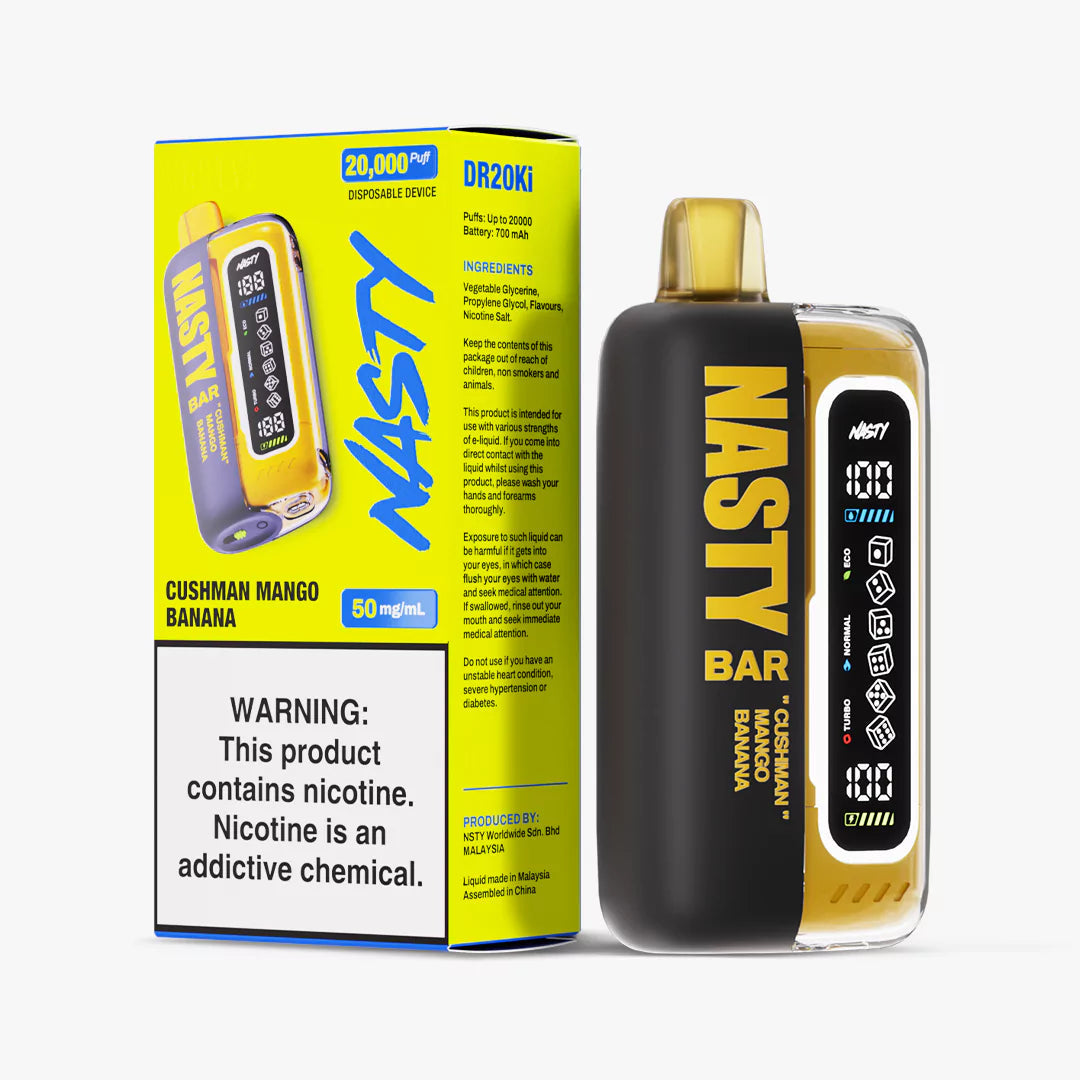 Nasty Bar 20000 puff - Cushman Banana 5%