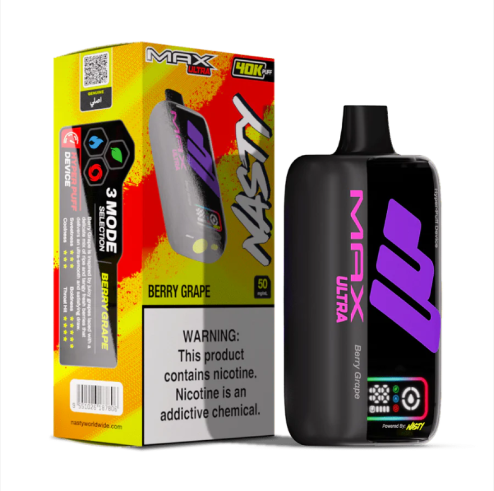 Nasty Max 40k - Berry Grape 5%