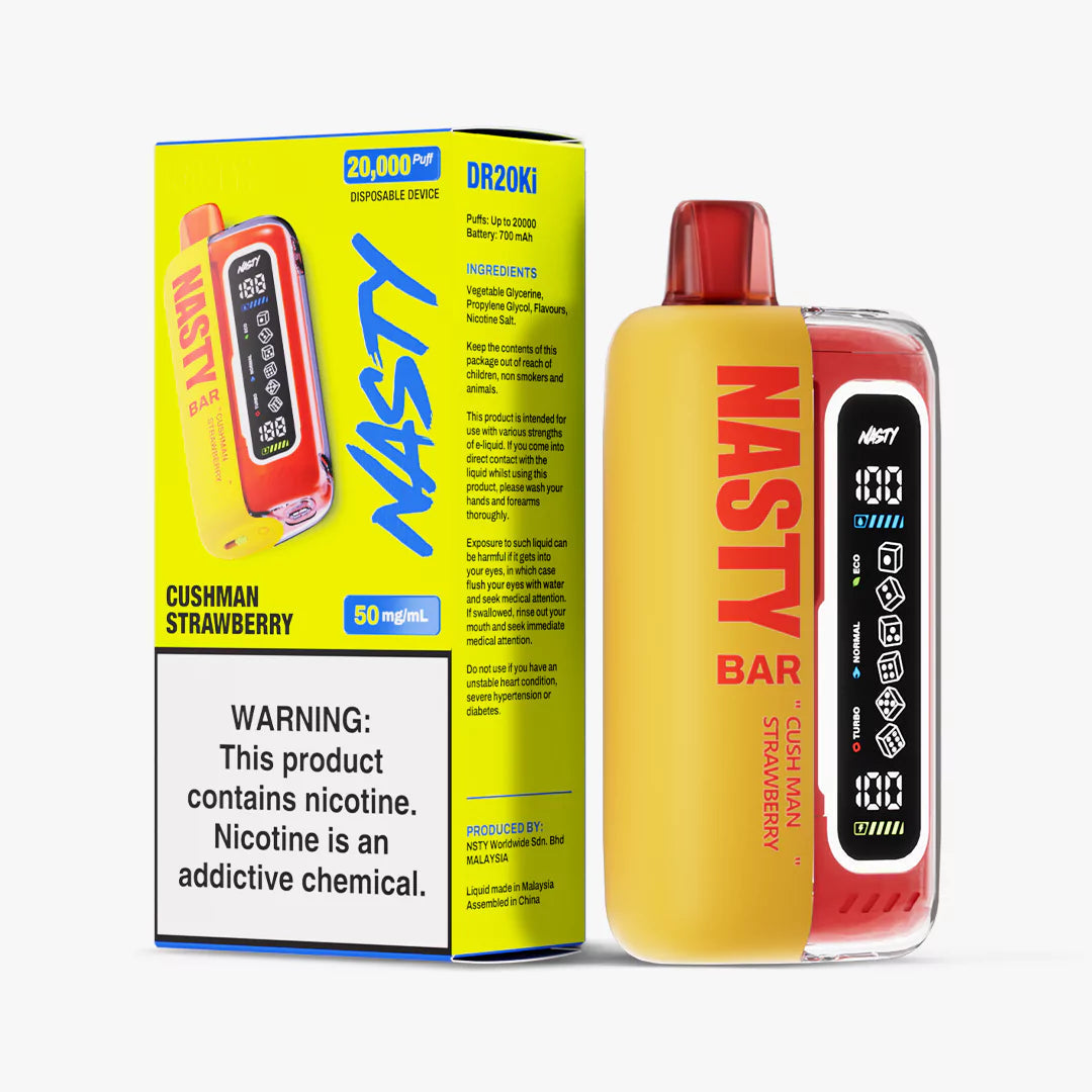 Nasty Bar 20000 puff - Cushman Strawberry 5%