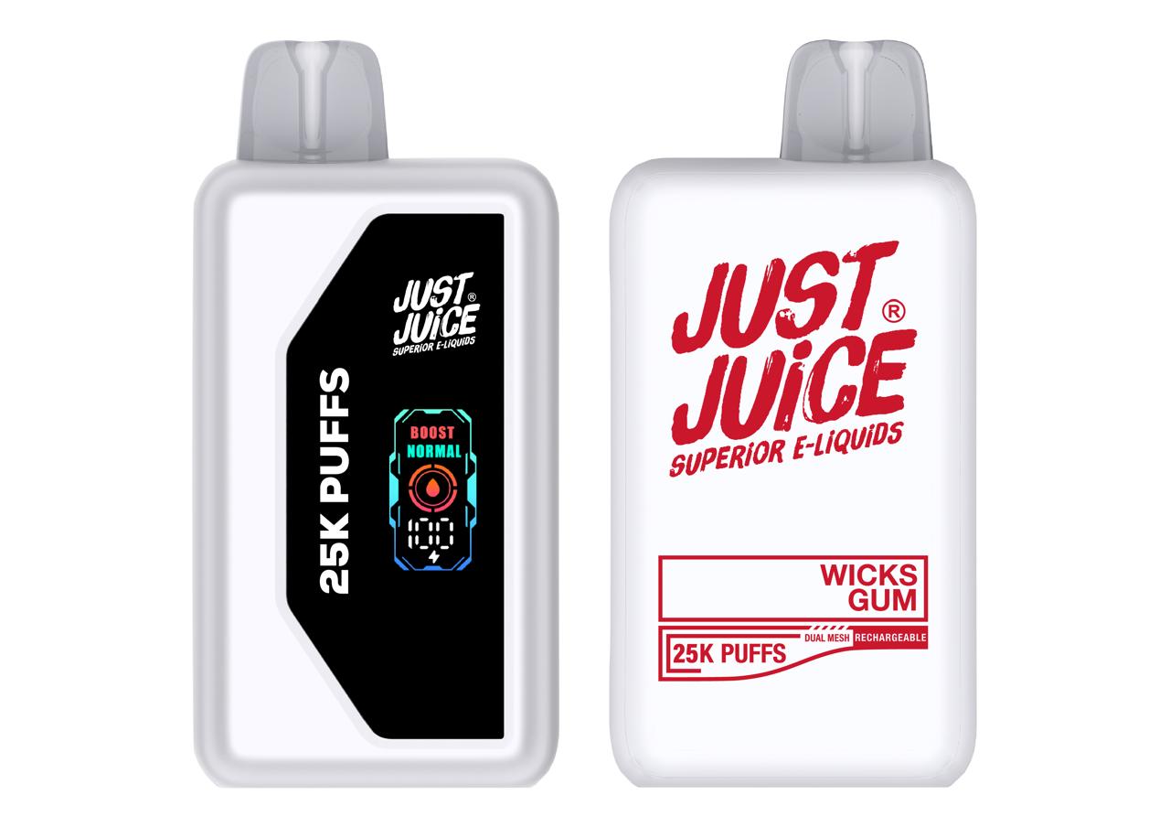 Just Juice 25k Puff Wicks Gum 5%