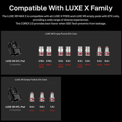 Vaporesso Luxe XR Max 2 Flavour World SA (PTY) LTD Vaporesso Luxe XR Max 2 Flavour World SA (PTY) LTD