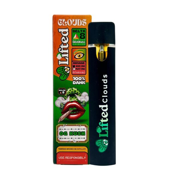 Lifted - Delta 8 Premium - OG Kush 1ml 855mg
