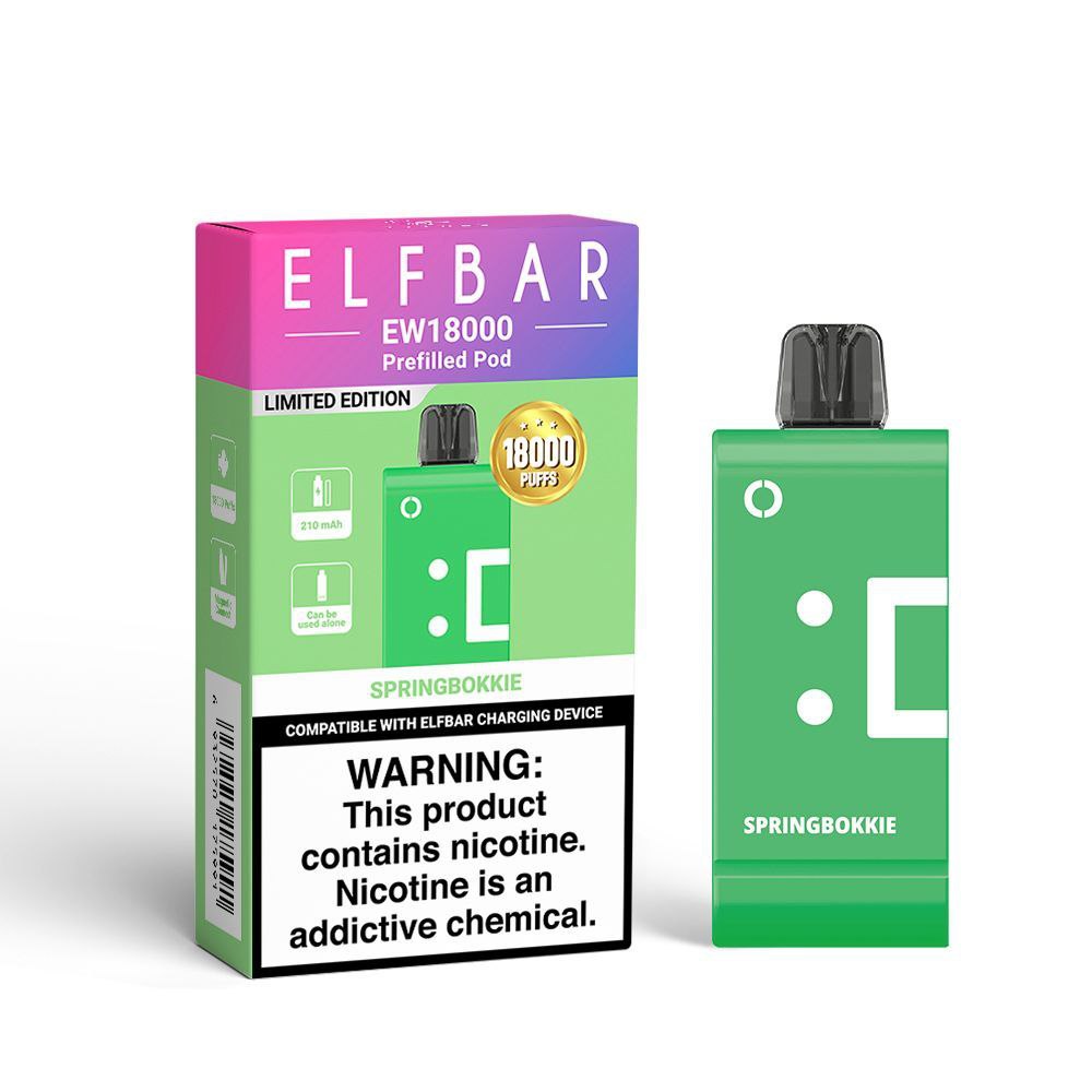 Elf Bar EW18000 Pod Only - Springbokkie 5%