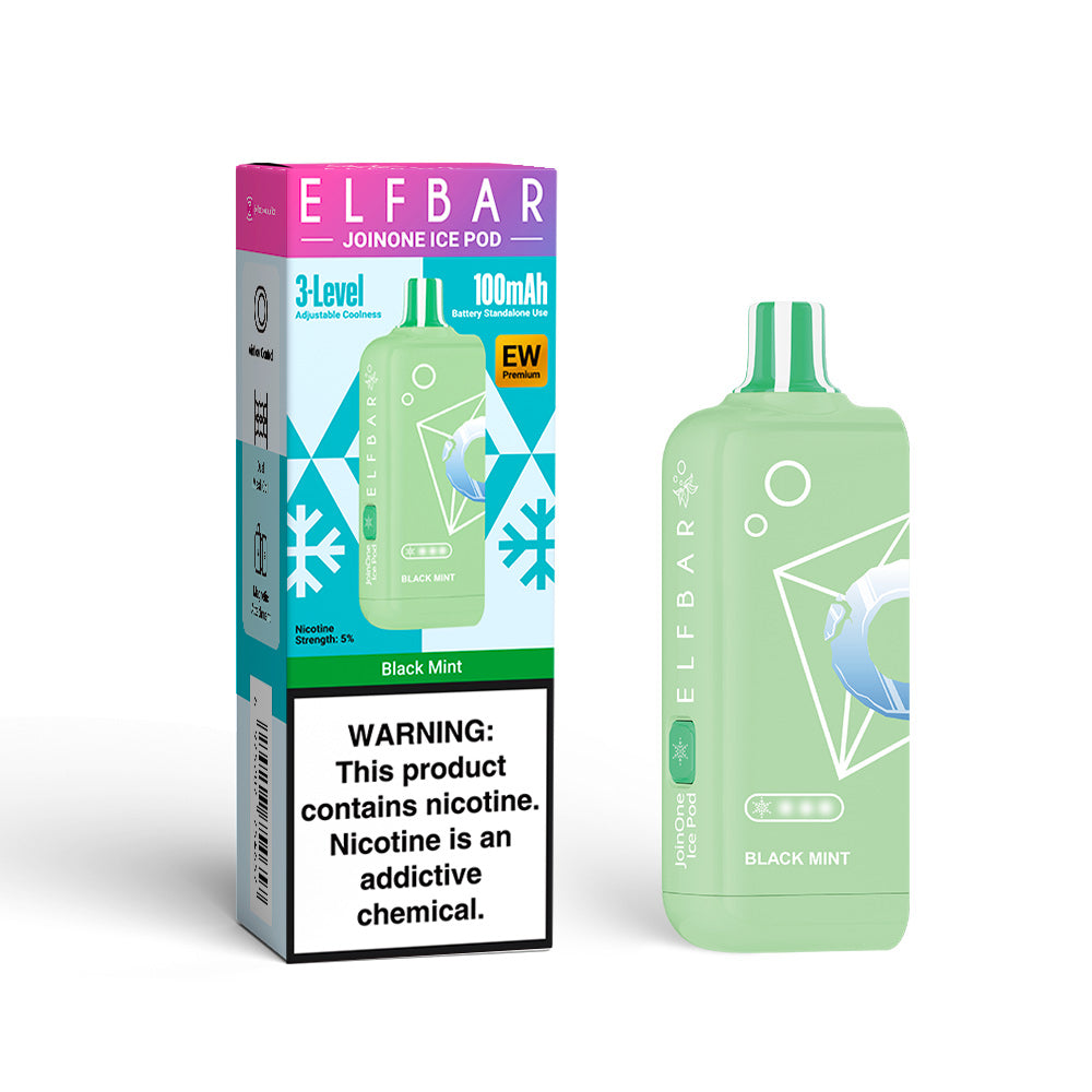 Elf Bar EW16000 Premium Black Mint Pod Only -  5%