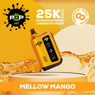 Pop Hit 25000 Puff 5% - Mellow Mango