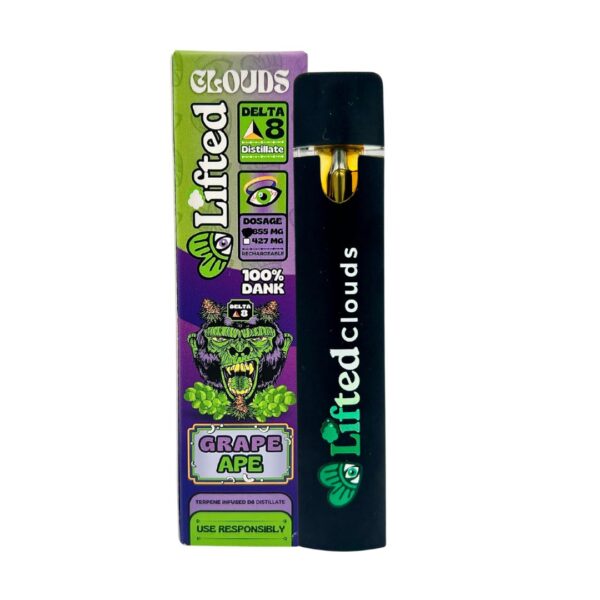 Lifted - Delta 8 Premium - Grape Ape 1ml 855mg