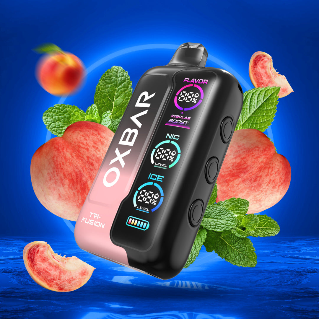 Oxbar Tri-Fusion 50K Peach Ice 5% Nicotine