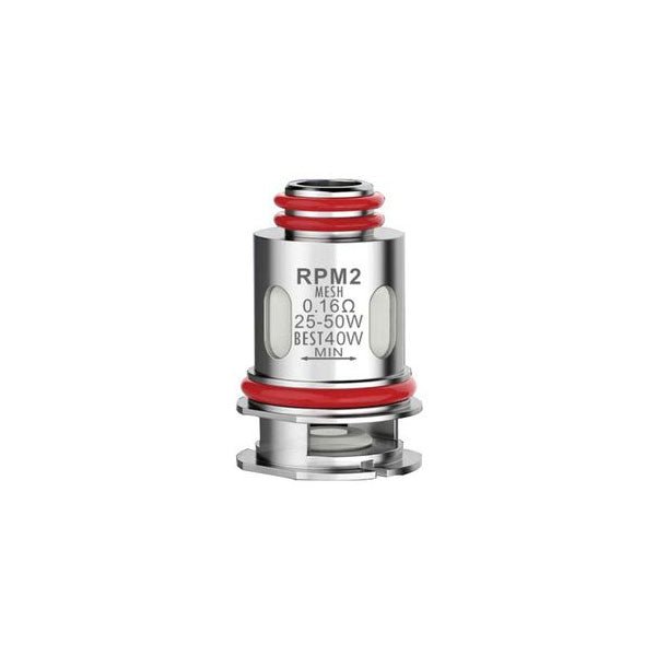 Smok RPM 2 Mesh Coil 0.16ohm from Flavour World SA, single coil for vaping devices, with visible mesh design and coil structure.