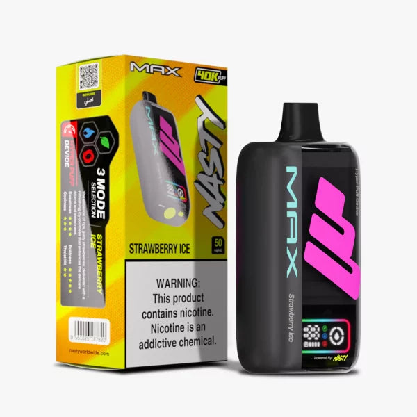 Nasty Max 40k - Strawberry Ice 5%