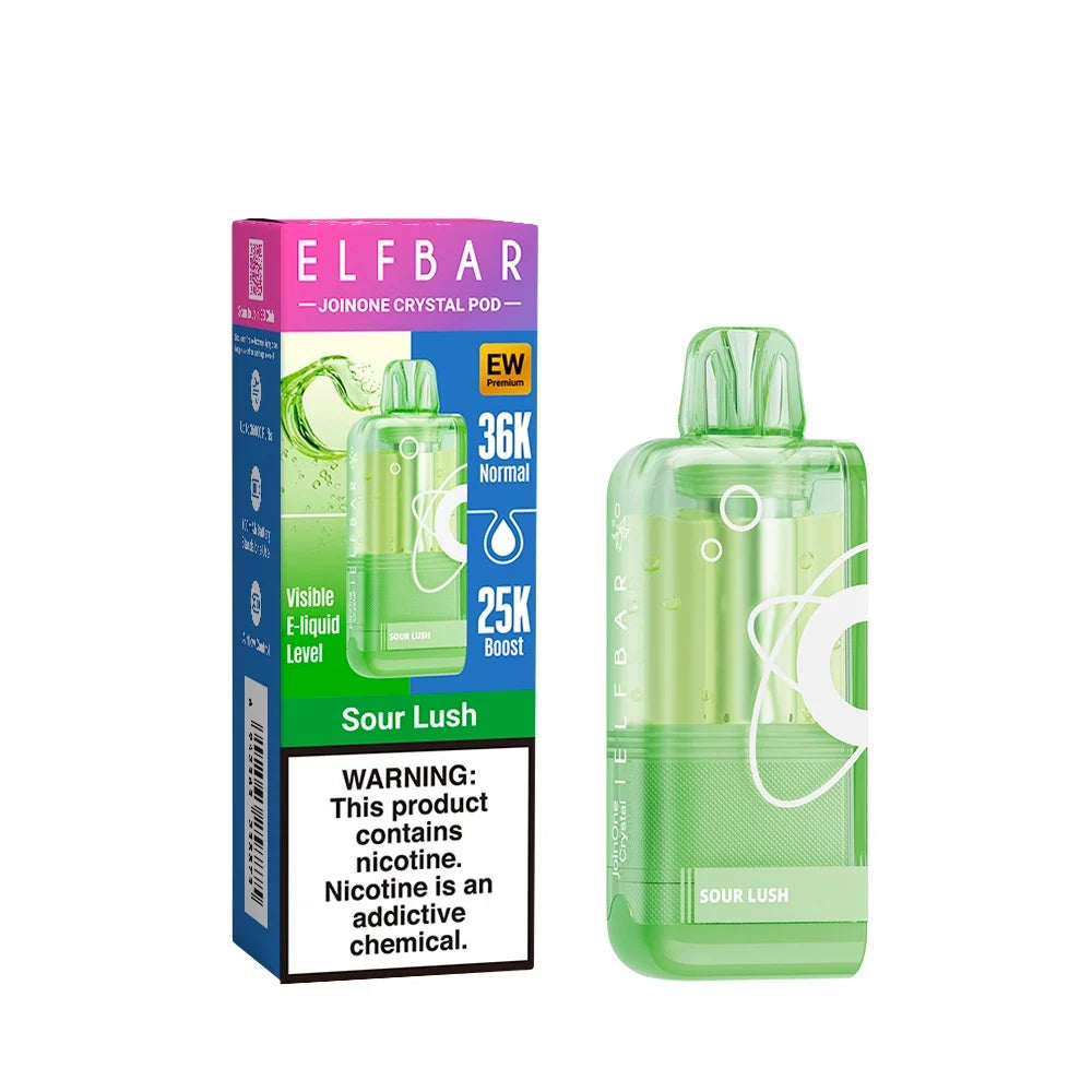 Elfbar Ew36 000 Premium Replacement Pod 5% - Sour Lush