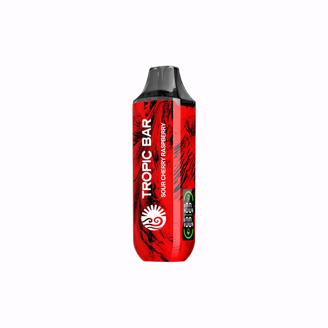 Tropic Bar Ultra 12K Puffs - Sour Cherry Raspberry - Flavour World SA