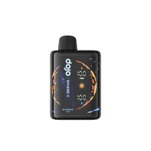 Vaporesso Dojo Sphere X 40k vape device in Blue Razz flavor, highlighting the sleek blue design and compact shape.