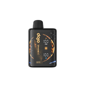 Vaporesso Dojo Sphere X 40k vape device with Hawaii Dream 5% e-liquid, showing the colorful, tropical-themed design.