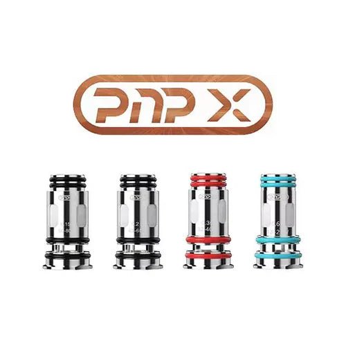 VooPoo PnP X replacement coil for vaping devices, featuring a cylindrical design and branded by Flavour World SA.