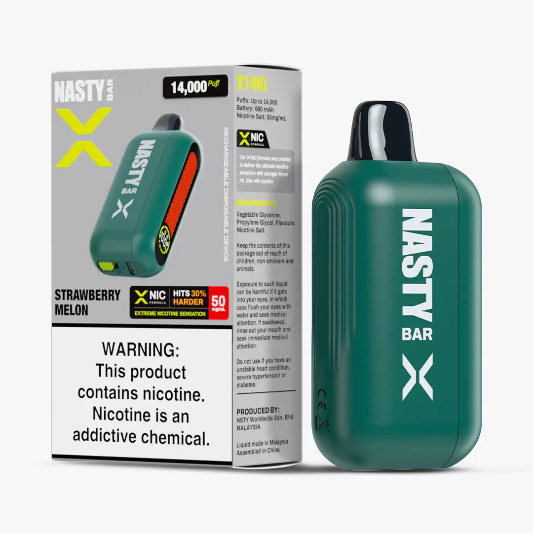 Nasty X 14000 - Strawberry Melon Ice 5%