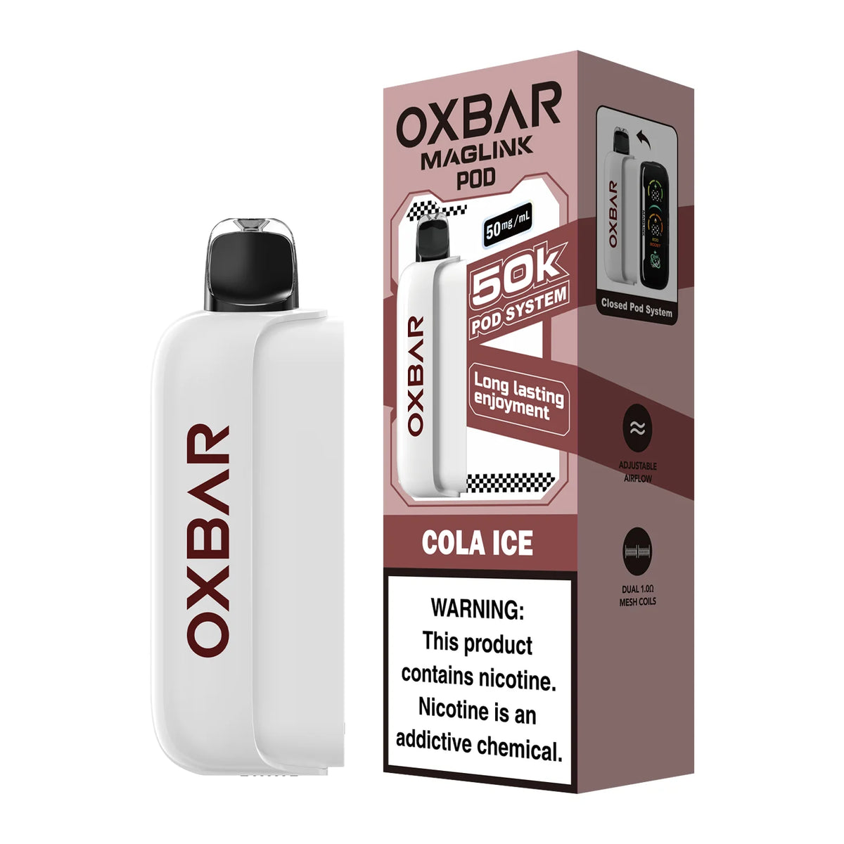 Oxbar Maglink 50K Cola Ice 50mg Pod | No Battery