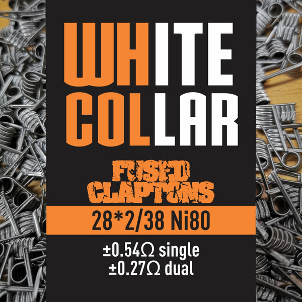 White Collar coils - Orange Clapton