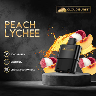 Cloud Burst- Peach Lychee 7000+ (Click Pod Only)