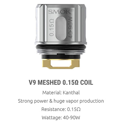Smok TFV9 Mesh Coils | 0.15 ohm (Single)
