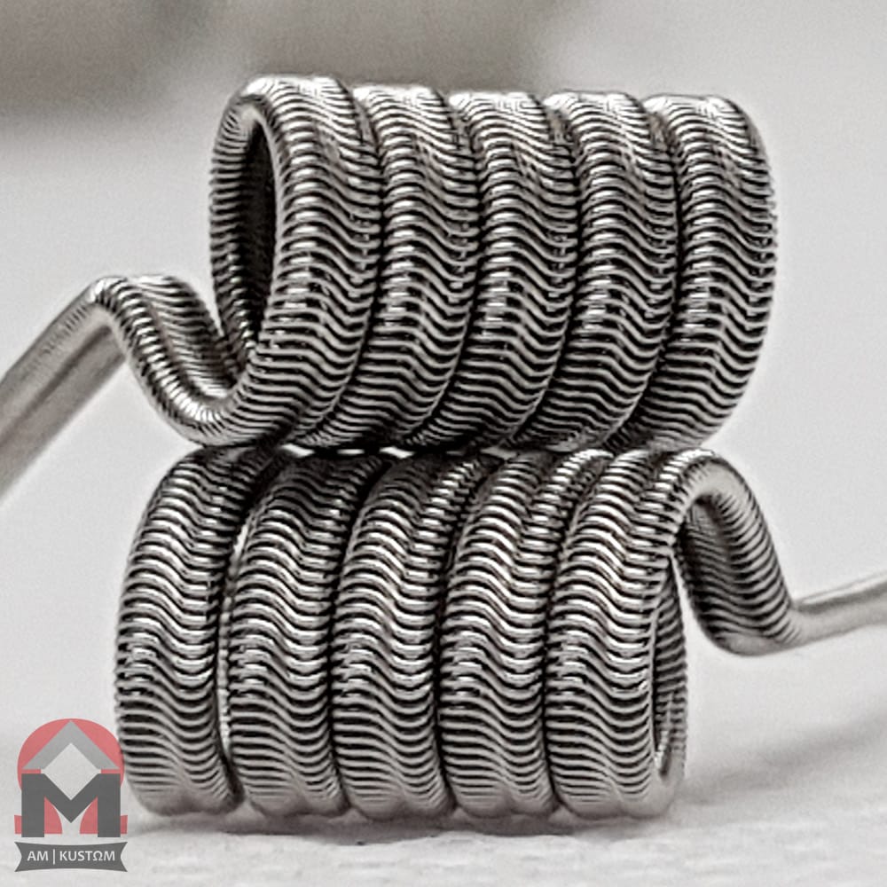 Alien 3x27/36g vape coil by AM Kustohm, 0.12 ohm, 5 wrap, suitable for vaping devices, from Flavour World SA.