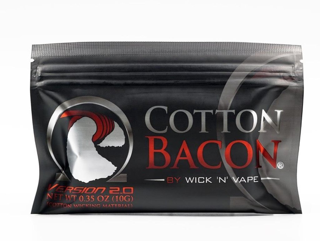 Authentic Cotton Bacon V2 by Flavour World SA, close-up of fluffy cotton candy with pink and white coloring.