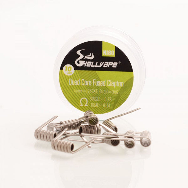 Hellvape  NI80 Quad Core Fused Clapton Pre-Built 0.28ohm