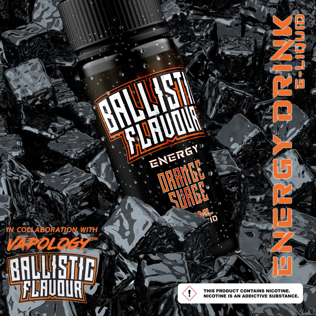 Ballistic Flavour - Orange Surge Energy 120ml - Flavour World SA