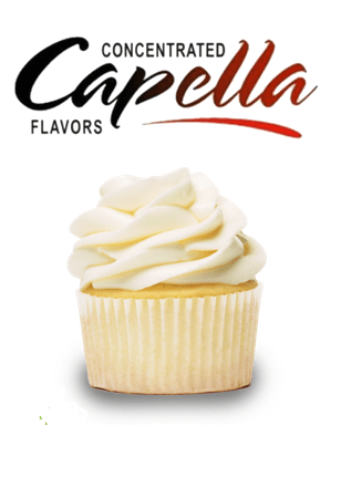 Capella Flavour Concentrates CAP Frosting flavor in a clear bottle, ideal for baking and dessert decorating.