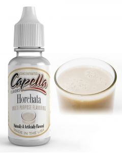 Cap of Flavour World SA Horchata beverage featuring a sleek label with horchata branding and a secure snap closure.