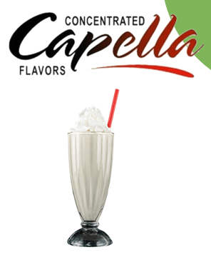 Creamy CAP Milkshake from Flavour World SA in a glass with whipped cream and a colorful straw, ready to enjoy.