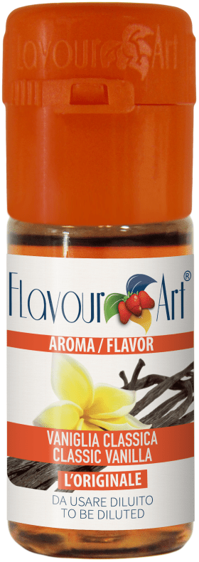 Bottle of FA Madagascar Classic Vanilla flavoring from Flavour World SA, showcasing the vanilla extract container.