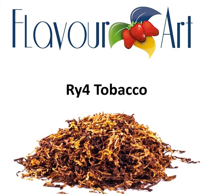 Bottle of Flavor Art FA RY4 concentrated flavoring with a clear label and black cap, used for vaping and flavor mixing.