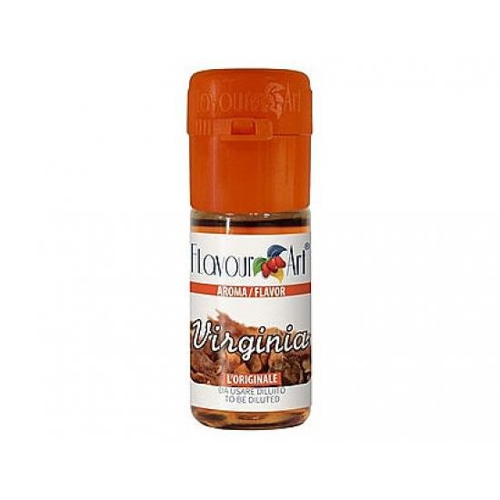 Bottle of Flavor Art Virginia concentrated flavor from Flavor Art Concentrated Flavours, featuring a label with product name and branding.