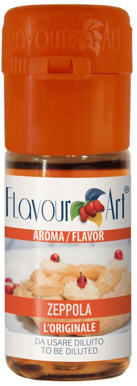 Flavor Art FA Zeppola flavor concentrate bottle, showcasing the product label and packaging for bakery-style flavoring.
