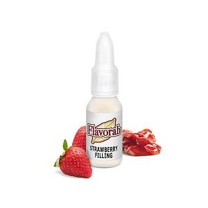 Sweet strawberry filling in a jar by Flavour World SA, ideal for desserts and baking applications.