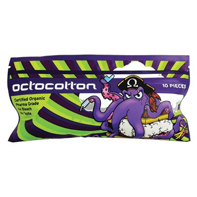 Soft, white Octo Cotton fabric roll from Octo Cotton, showcasing its smooth, plush texture and high-quality cotton material.