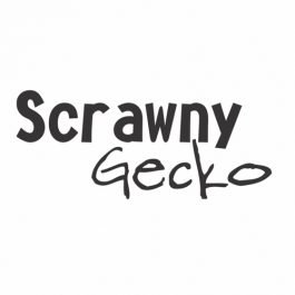 Scrawny Gecko Ultimate Blue Label 500ml e-liquid bottle from Flavour World SA, featuring vibrant blue label and 100mg nicotine PG blend.