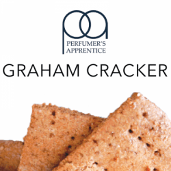 TFA Graham Cracker flavor concentrate by TFA/TPA showing a small bottle of TFA flavoring for vaping or cooking.