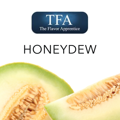 TFA Honeydew II Melon flavor concentrate by TFA Flavour Concentrates, showing a bottle of TFA Honeydew melon flavor extract.