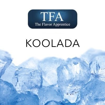 TFA Koolada flavor concentrate bottle from TFA/TPA Flavour Concentrates, used for adding cooling sensation to e-liquids and recipes.