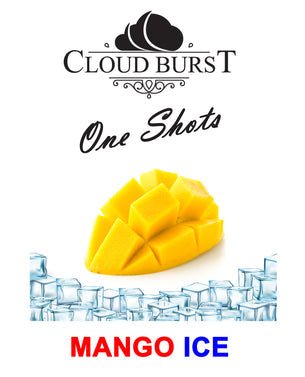CB Mango Ice Shot 50ml by One Shot, a vibrant bottle with mango and ice flavor design for the Big ONE product line.