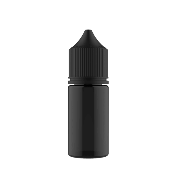 Black Unicorn Bottle from Chubby Gorilla, 30ml size, designed for e-liquid storage, by Flavour World SA.